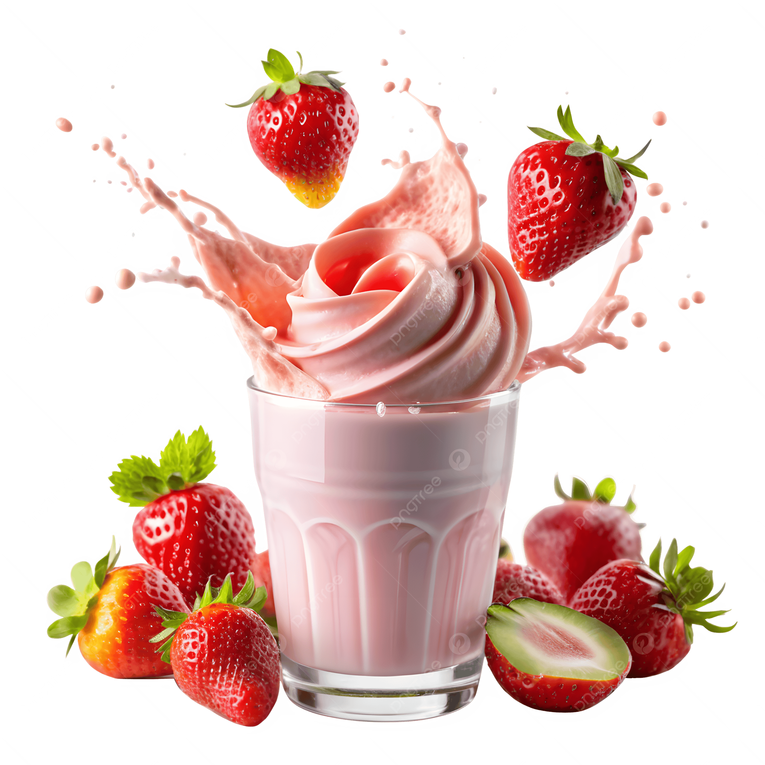 pngtree-strawberry-smoothie-in-glass-isolated-on-white-background-cutout-png-image_15429690